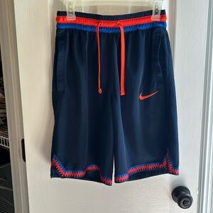 Nike men’s navy blue dri-fit shorts, size S